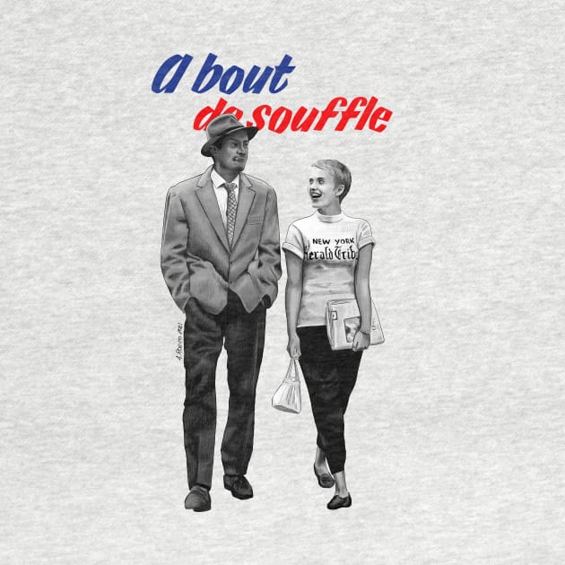 A Bout de Souffle Illustration by burrotees